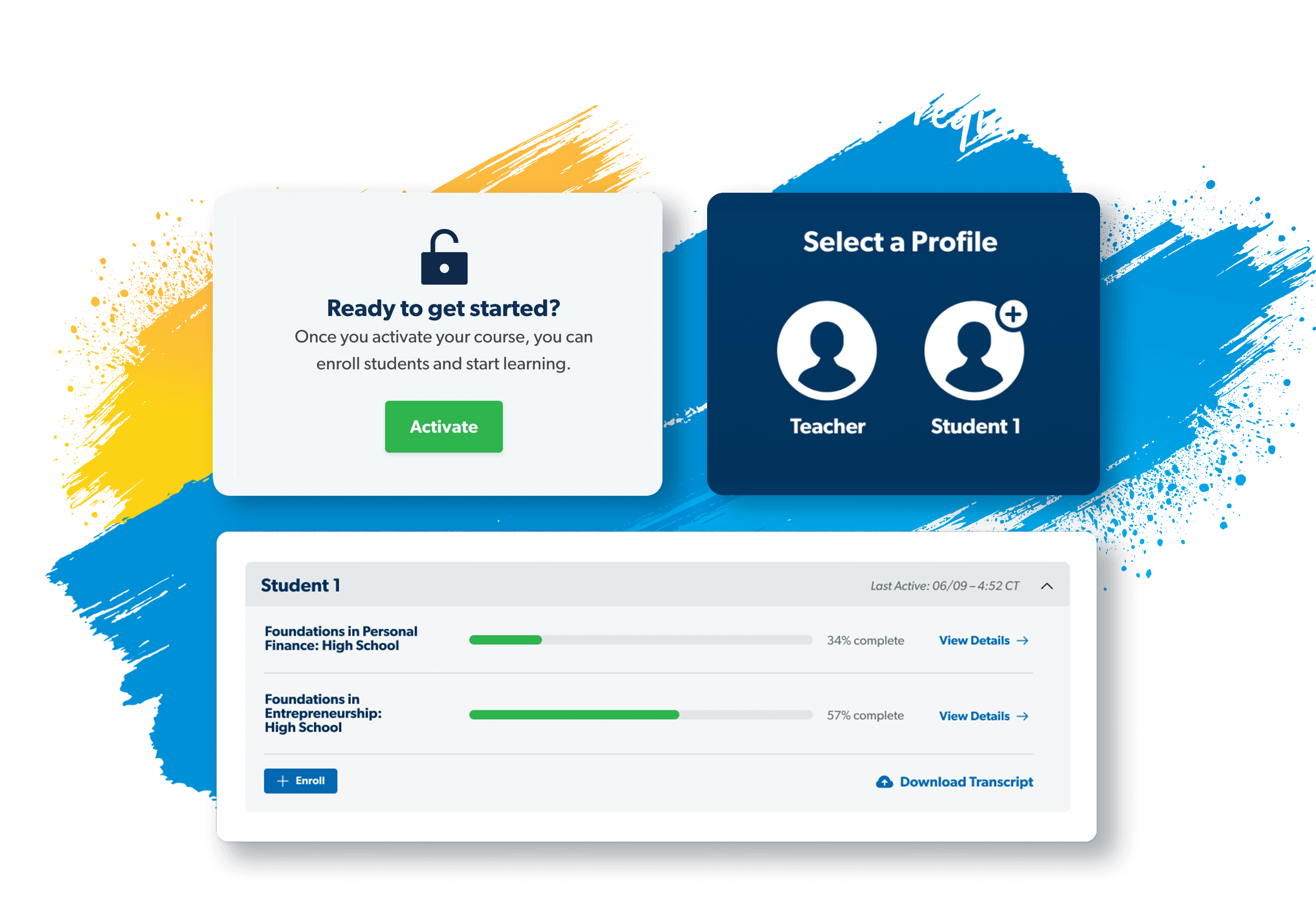 Easy to get started, no student email