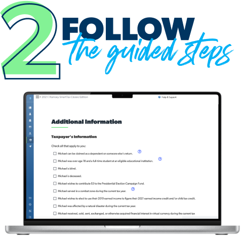 2. Follow the Guided Steps